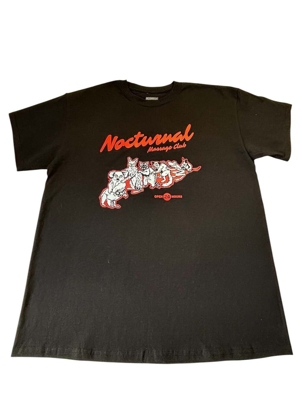 Insomniac Nocturnal Wonderland Massage Club T-Shirt